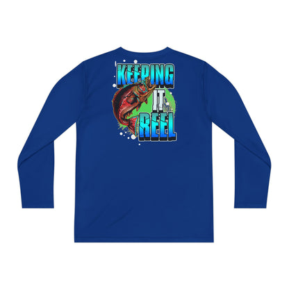 Youth Long Sleeve Fishing Tee - Keeping It Reel