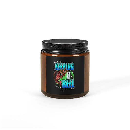 Keeping It Reel Scented Soy Candle - Perfect for Fishing Enthusiasts