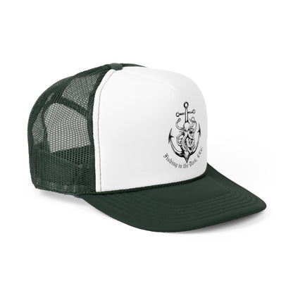 Nautical Trucker Cap - 'Fishing in the Dark' Design