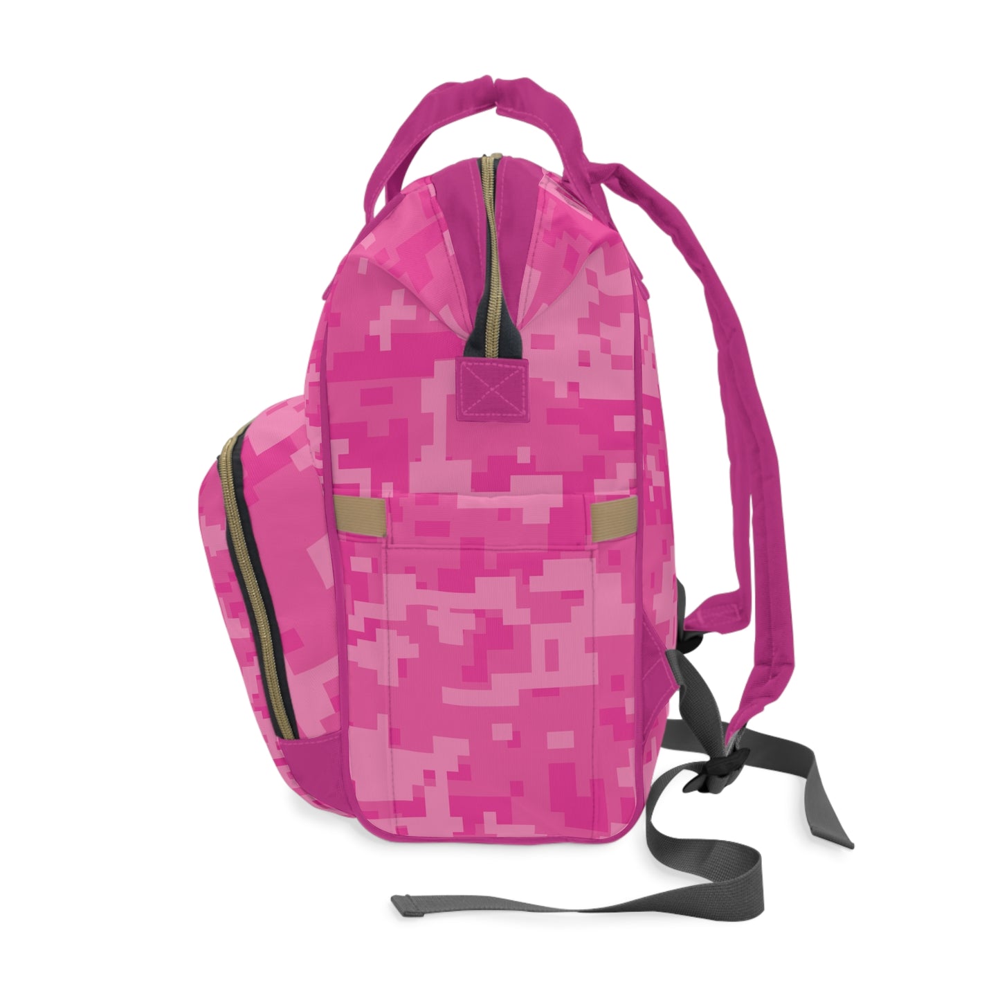 Multifunctional Fishing Pink Camo Backpack