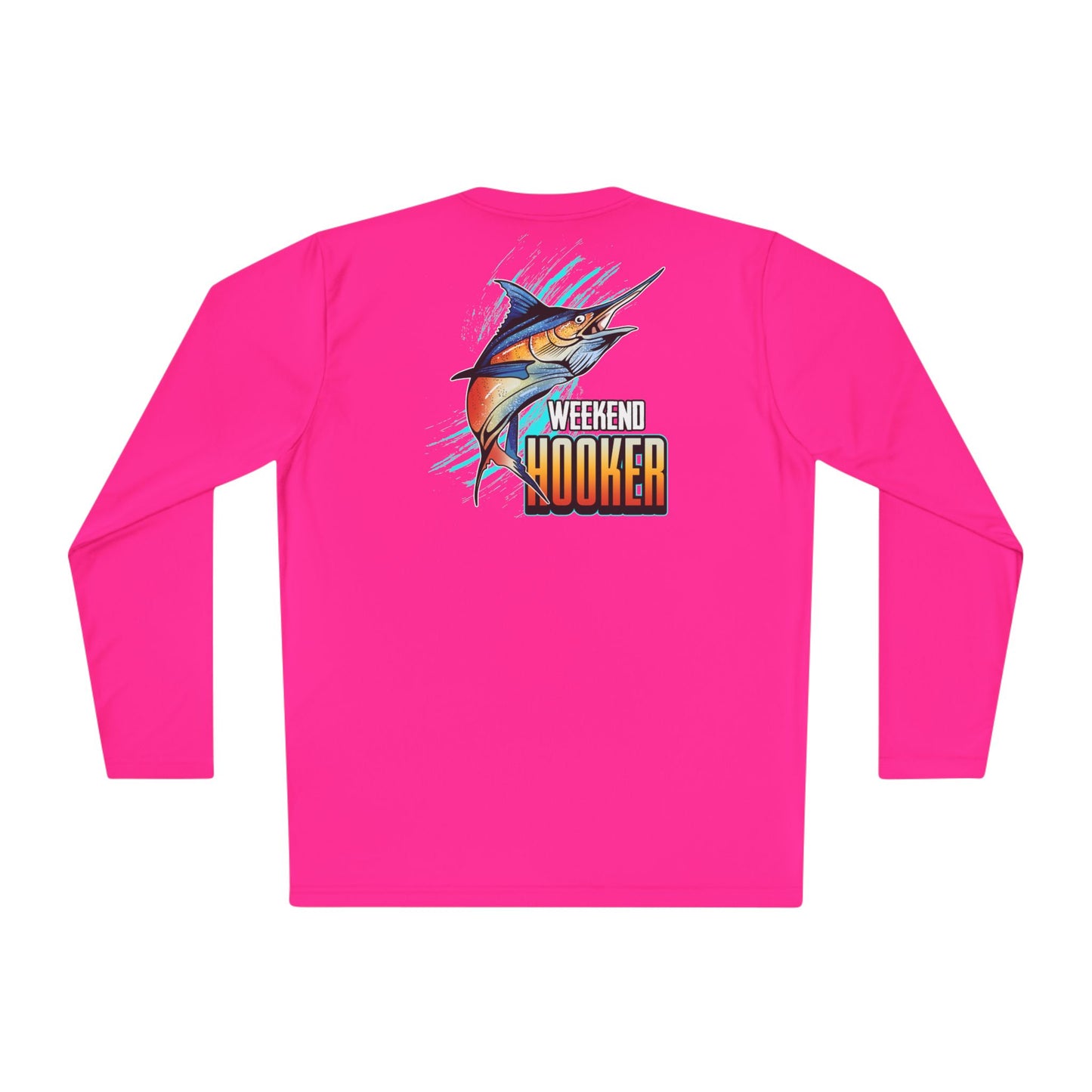 Weekend Hooker Unisex Fishing in The Dark Lightweight Long Sleeve Tee - Perfect for Fishing Enthusiasts