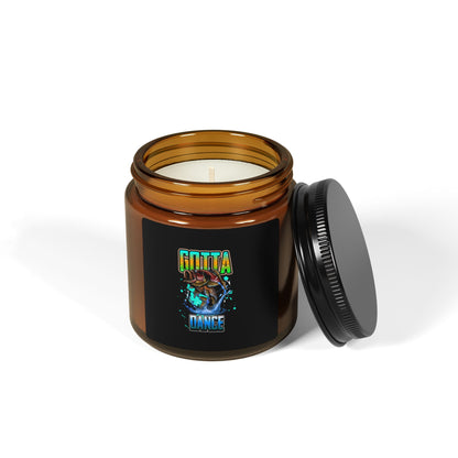 Gotta Dance Scented Soy Candle - Multi-Size Amber Jar for Home Ambiance