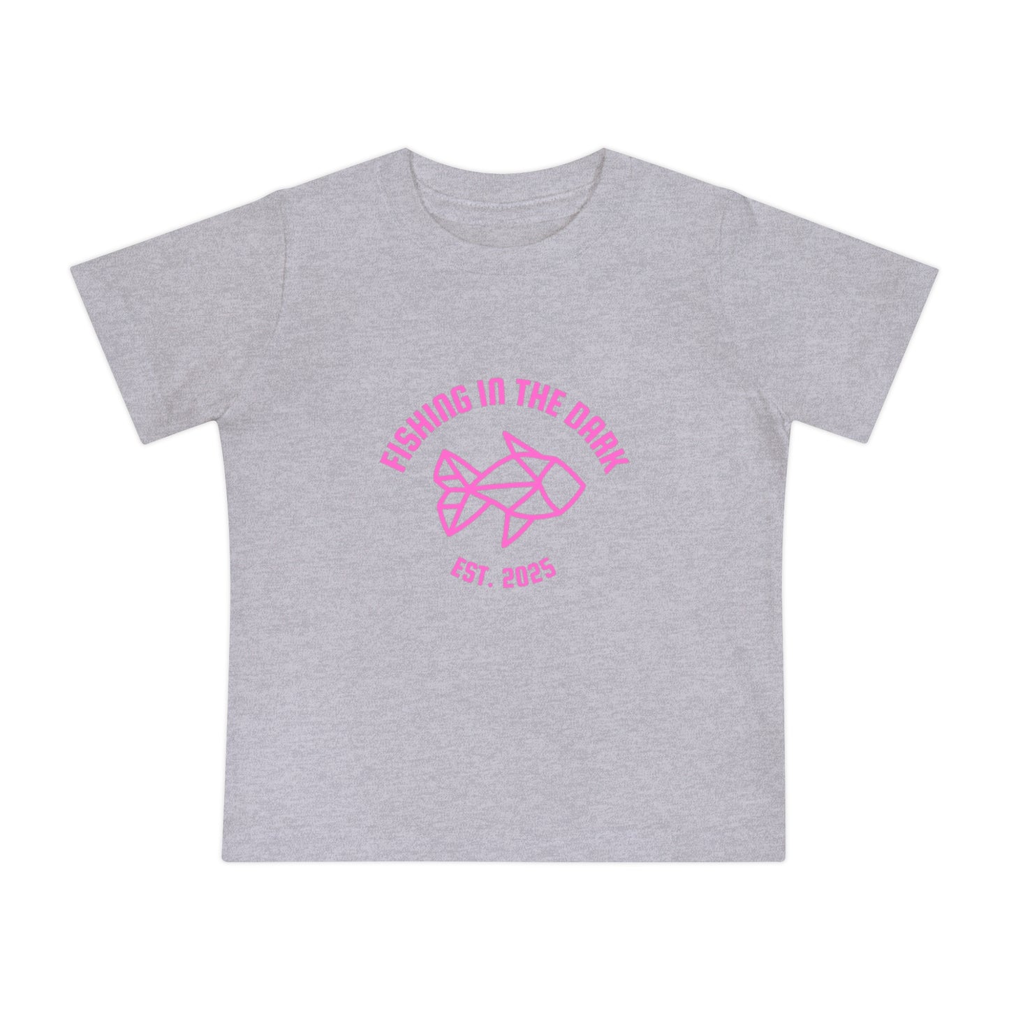 Fishing in the Dark Baby T-Shirt - Cute Short Sleeve Tee for Fishing Lovers