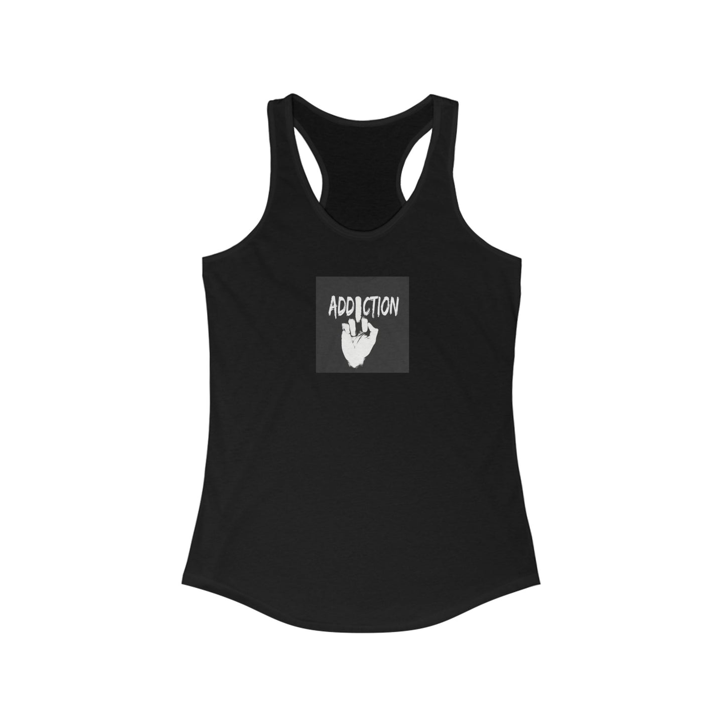 Addiction Graphic Women's Racerback Tank Top - Perfect for Workout & Casual Wear