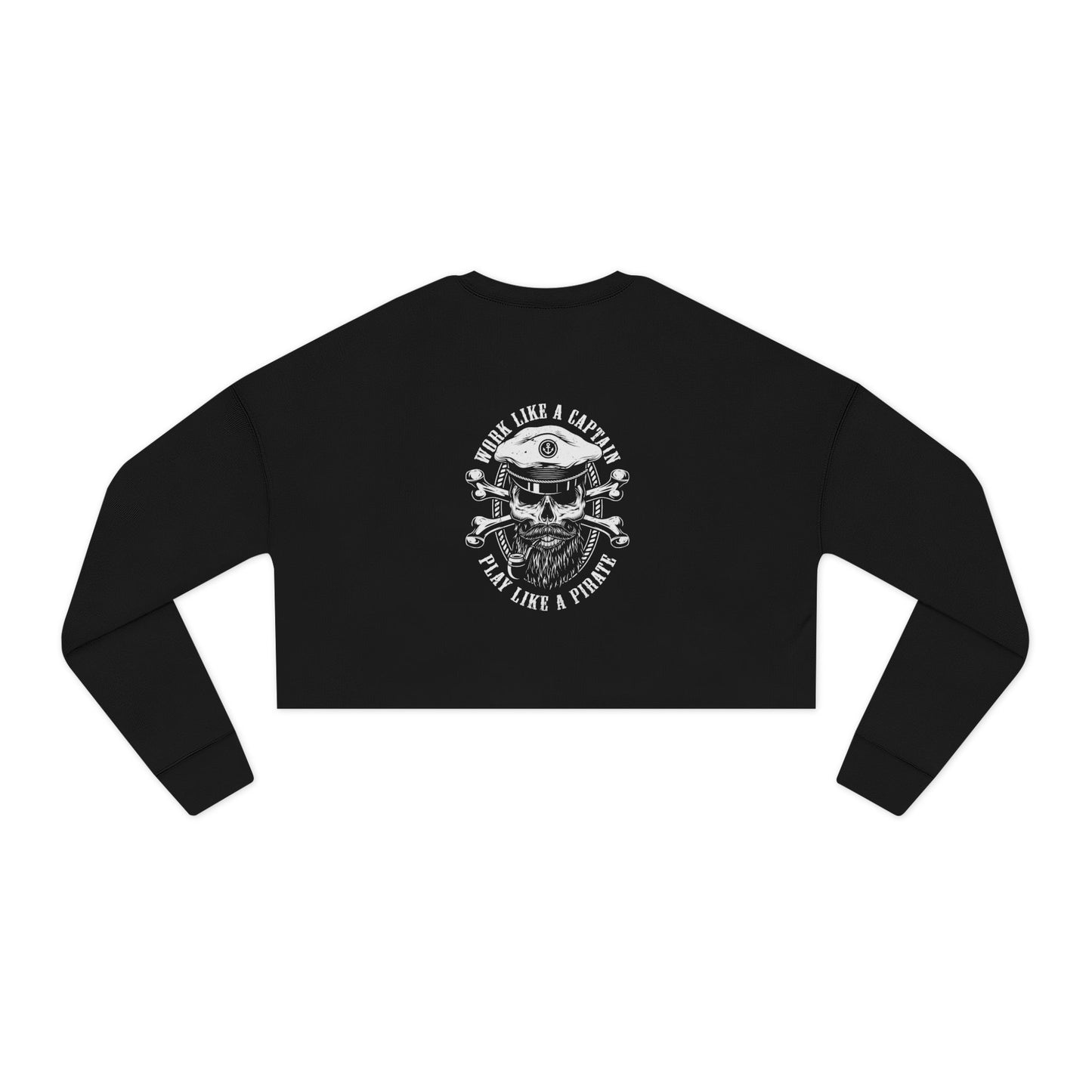 Play Like a Pirate Cropped Sweatshirt for Women