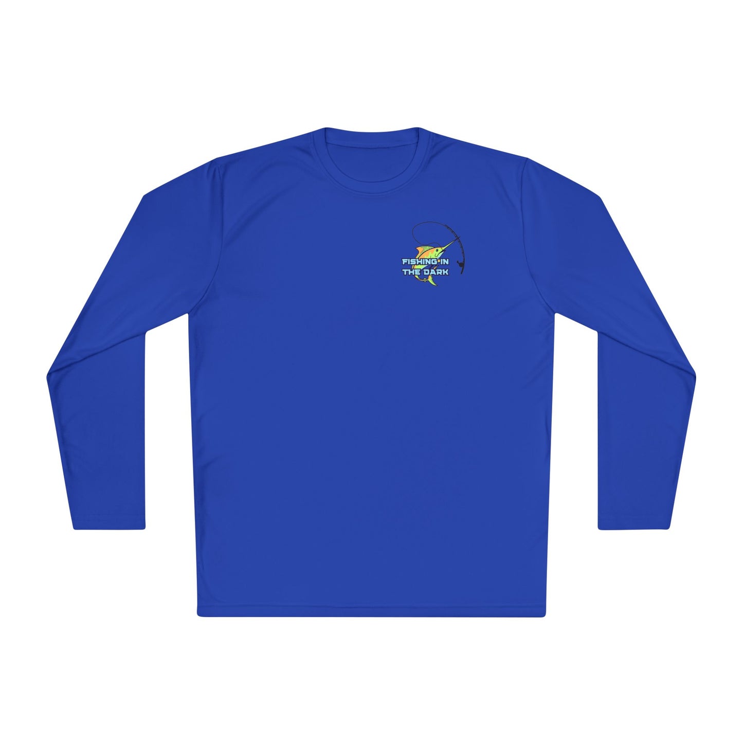 Fishing Adventure Unisex Fishing In The Dark Long Sleeve Tee - Lightweight Fishing Shirt for Outdoor Enthusiasts