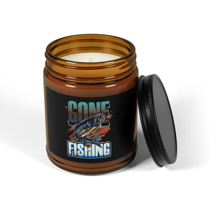 Gone Fishing Scented Soy Candle - Perfect Gift for Fishing Enthusiasts