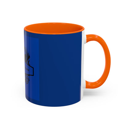 All Gas, No Breaks Racing Coffee Mug - 11 & 15oz Blue Accent