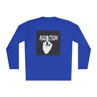 Unisex Long Sleeve Tee - Addiction Graphic Shirt