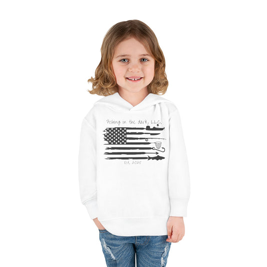 Fishing-Themed Toddler Pullover Fleece Hoodie - Gotta Dance Graphic Design