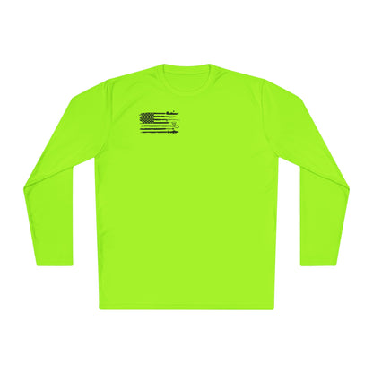 Weekend Hooker Unisex Fishing in The Dark Lightweight Long Sleeve Tee - Perfect for Fishing Enthusiasts