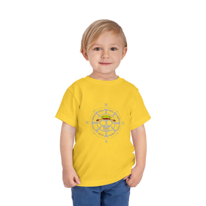 Toddler Fishing Buddy Tee - Cute Skull Design