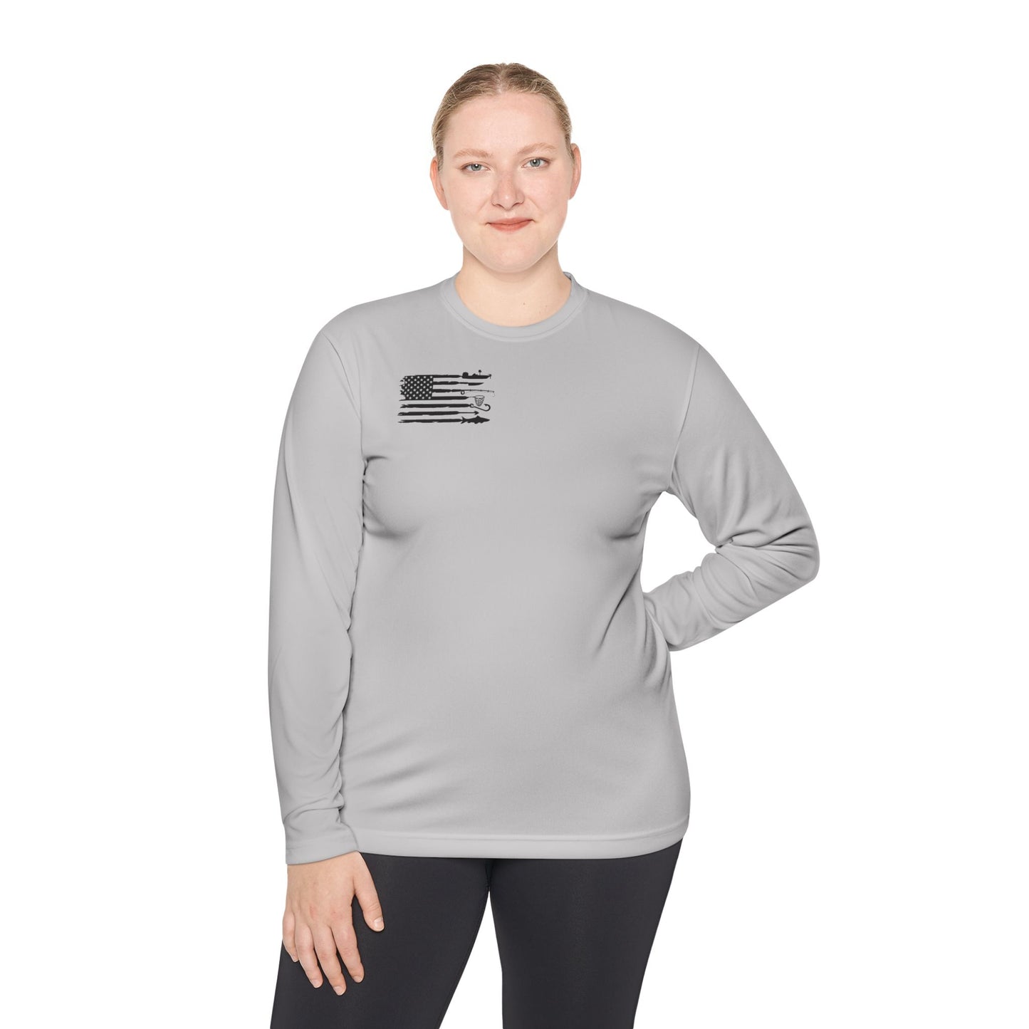 Weekend Hooker Unisex Fishing in The Dark Lightweight Long Sleeve Tee - Perfect for Fishing Enthusiasts