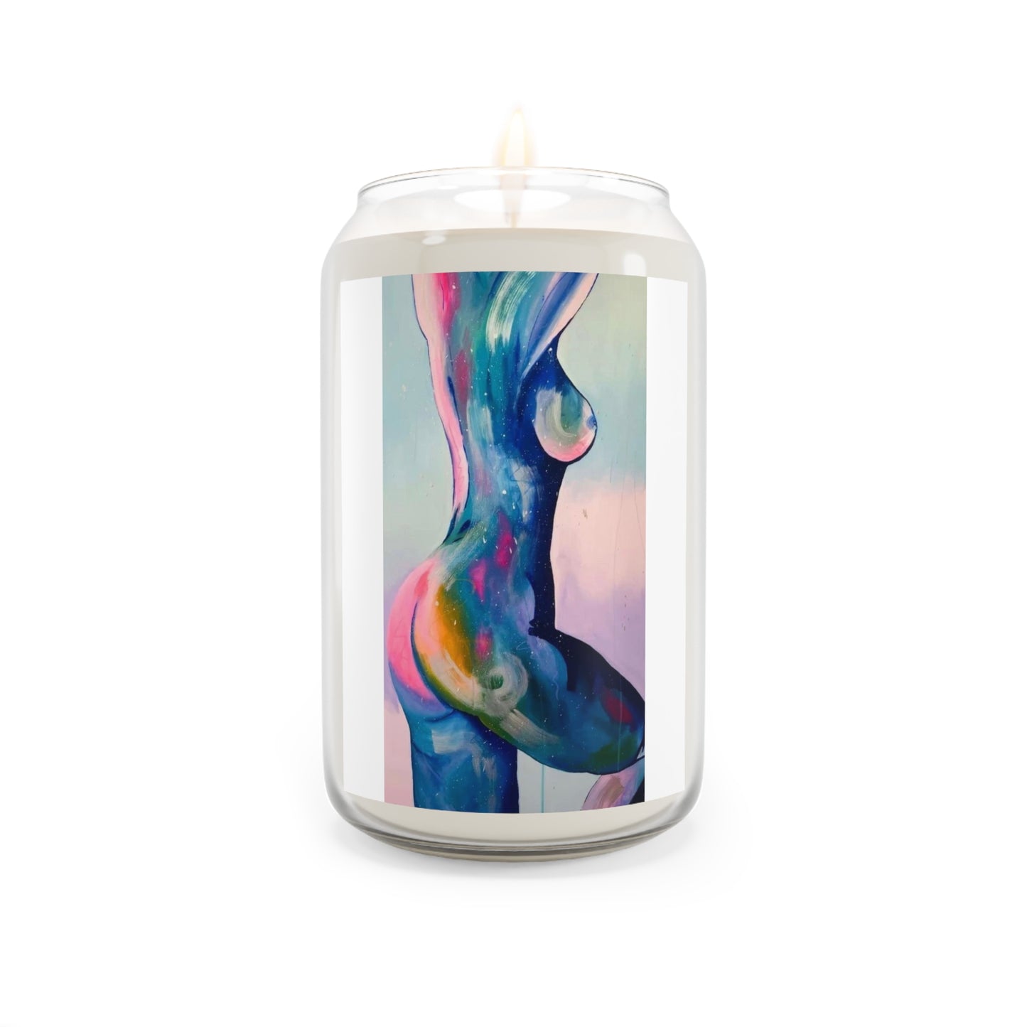 Artistic Scented Candle - 13.75oz Abstract Nude Design