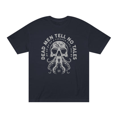 Unisex Classic Tee - "Dead Men Tell No Tales" Pirate Graphic Shirt