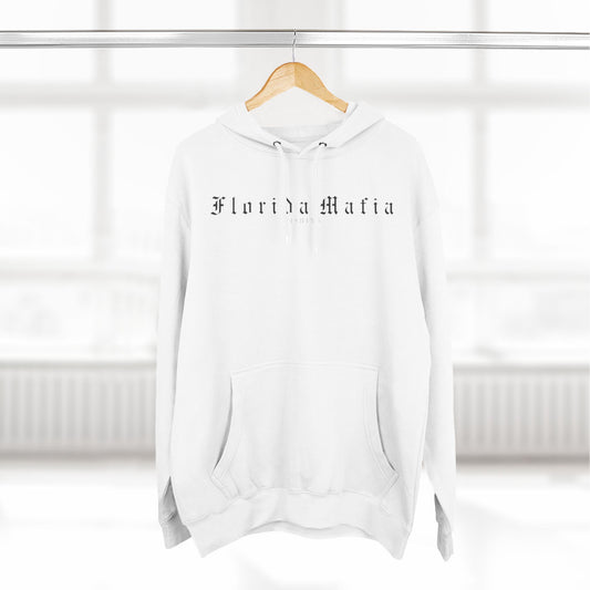 Florida Mafia Three-Panel Hoodie | Vintage Style Pullover for Casual Wear