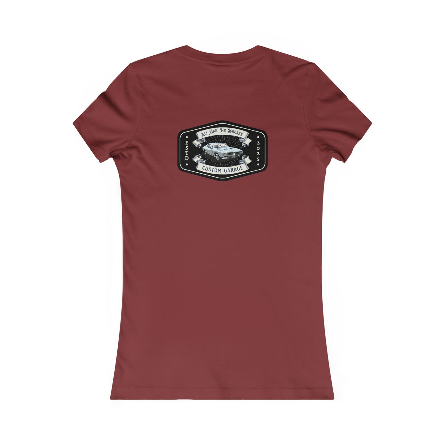 Custom Garage Women's Tee - Perfect for Car Enthusiasts & Everyday Wear