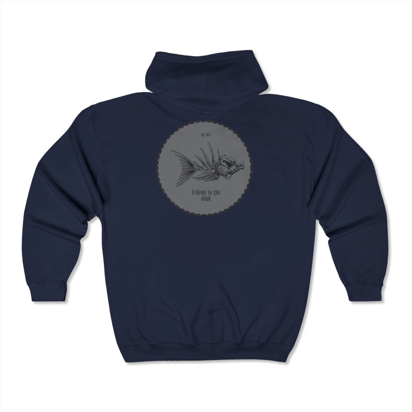 Fishing Vibes Unisex Heavy Blend™ Full Zip Sweatshirt - Perfect for Anglers!