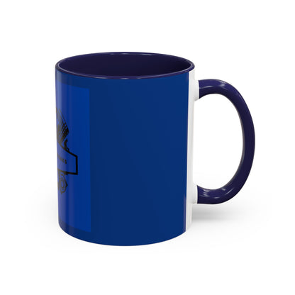 All Gas, No Breaks Racing Coffee Mug - 11 & 15oz Blue Accent