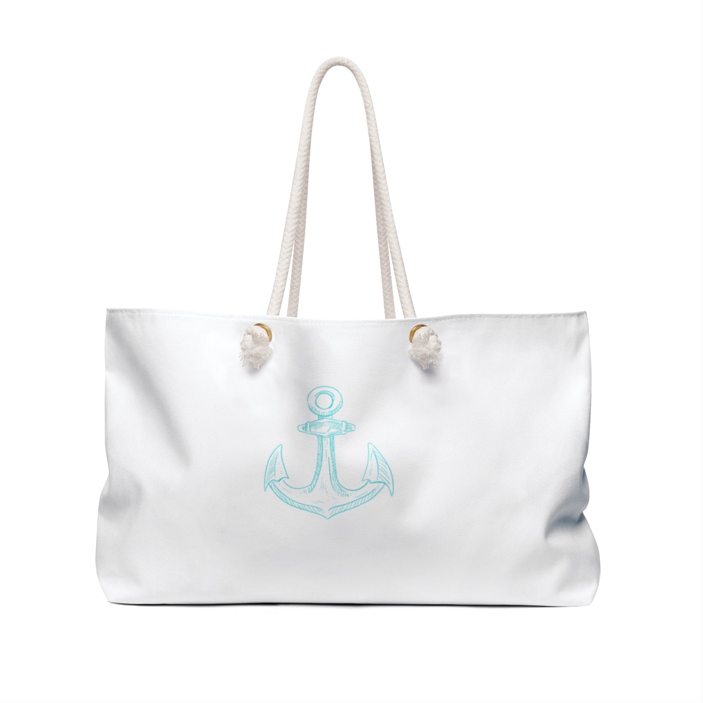 Anchor Design Canvas Weekender Bag - Perfect for Travel & Beach Days