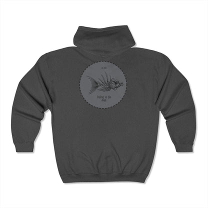 Fishing Vibes Unisex Heavy Blend™ Full Zip Sweatshirt - Perfect for Anglers!