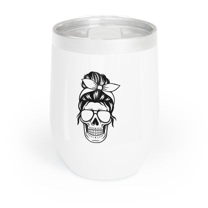 Skull Wine Tumbler - Perfect for Chill Nights & Celebrations