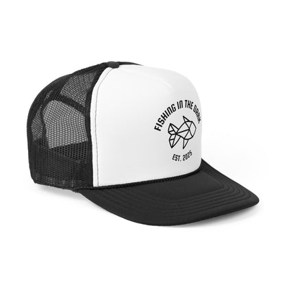 Fishing in the Dark Trucker Cap - Perfect for Anglers & Outdoor Enthusiasts