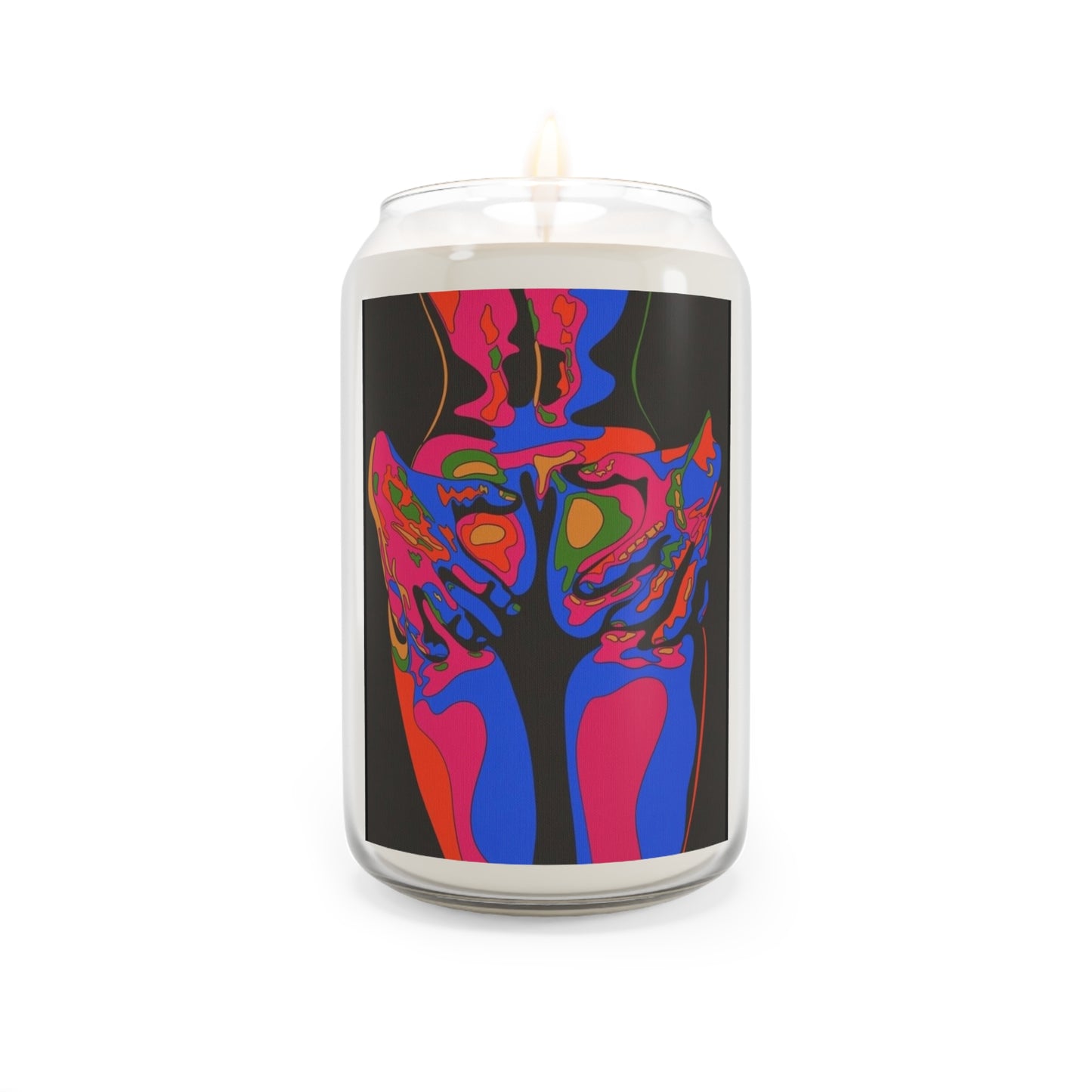 Artistic Scented Candle - Bold Body Design, 13.75oz