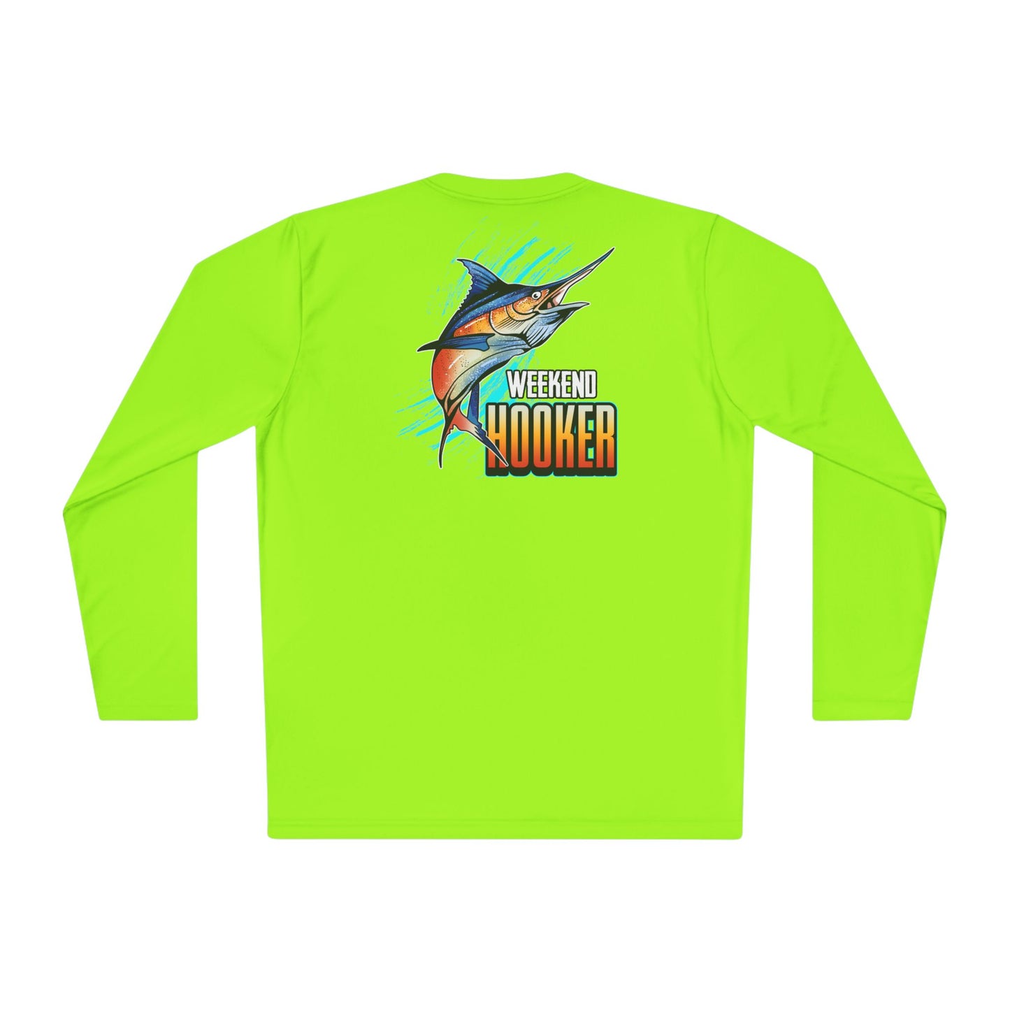 Weekend Hooker Unisex Fishing in The Dark Lightweight Long Sleeve Tee - Perfect for Fishing Enthusiasts