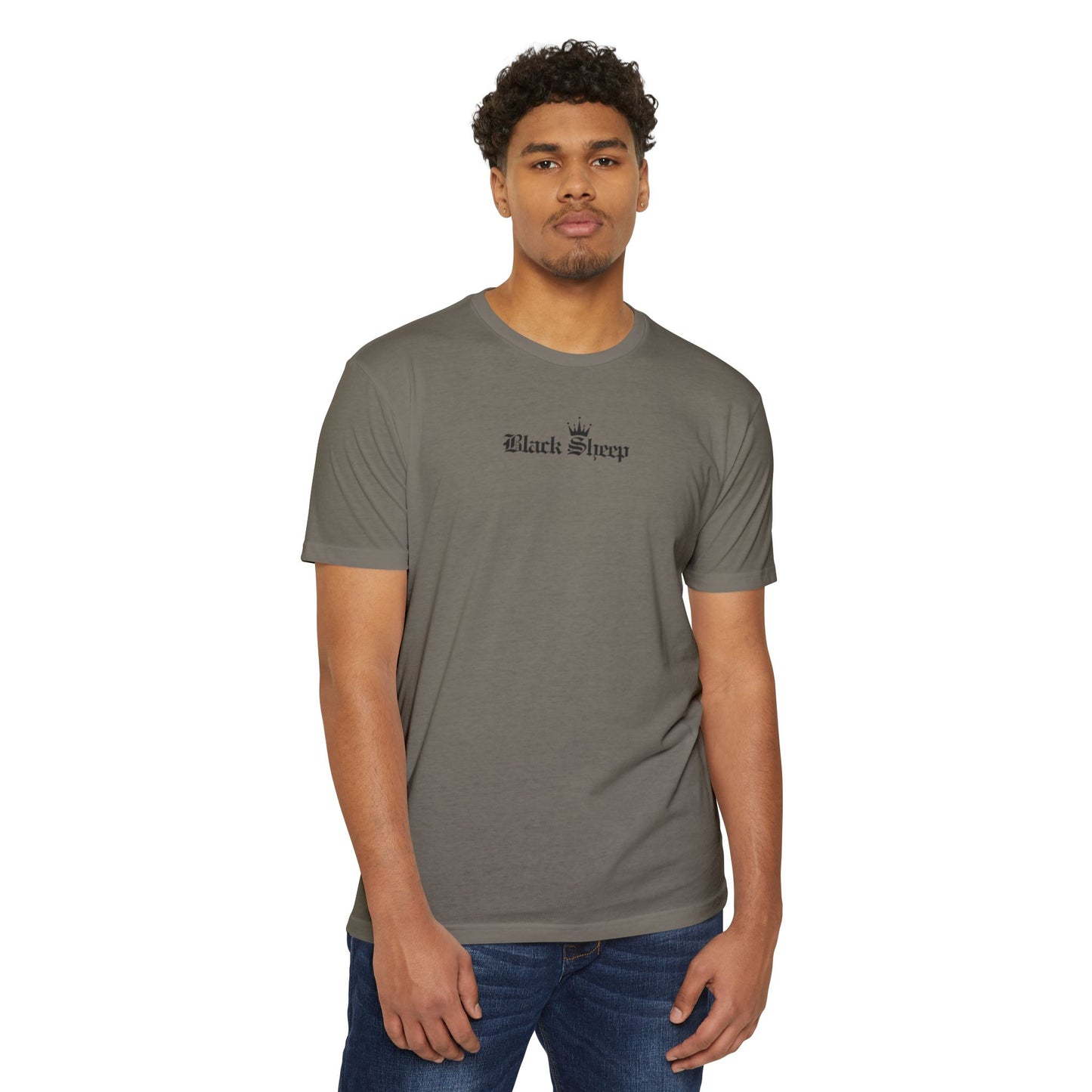 Black Sheep Unisex CVC Jersey T-Shirt - Stylish Casual Wear for Trendsetters