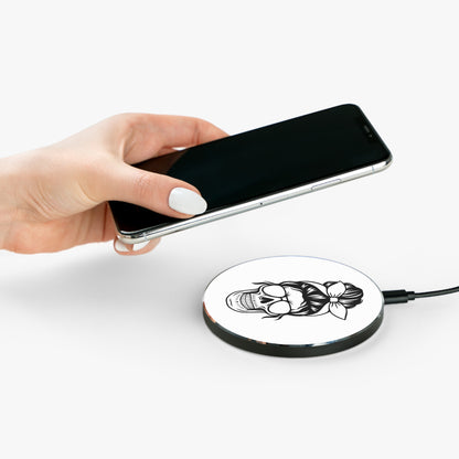 Skull Design Wireless Charger | Fast Charging Pad for Tech Lovers