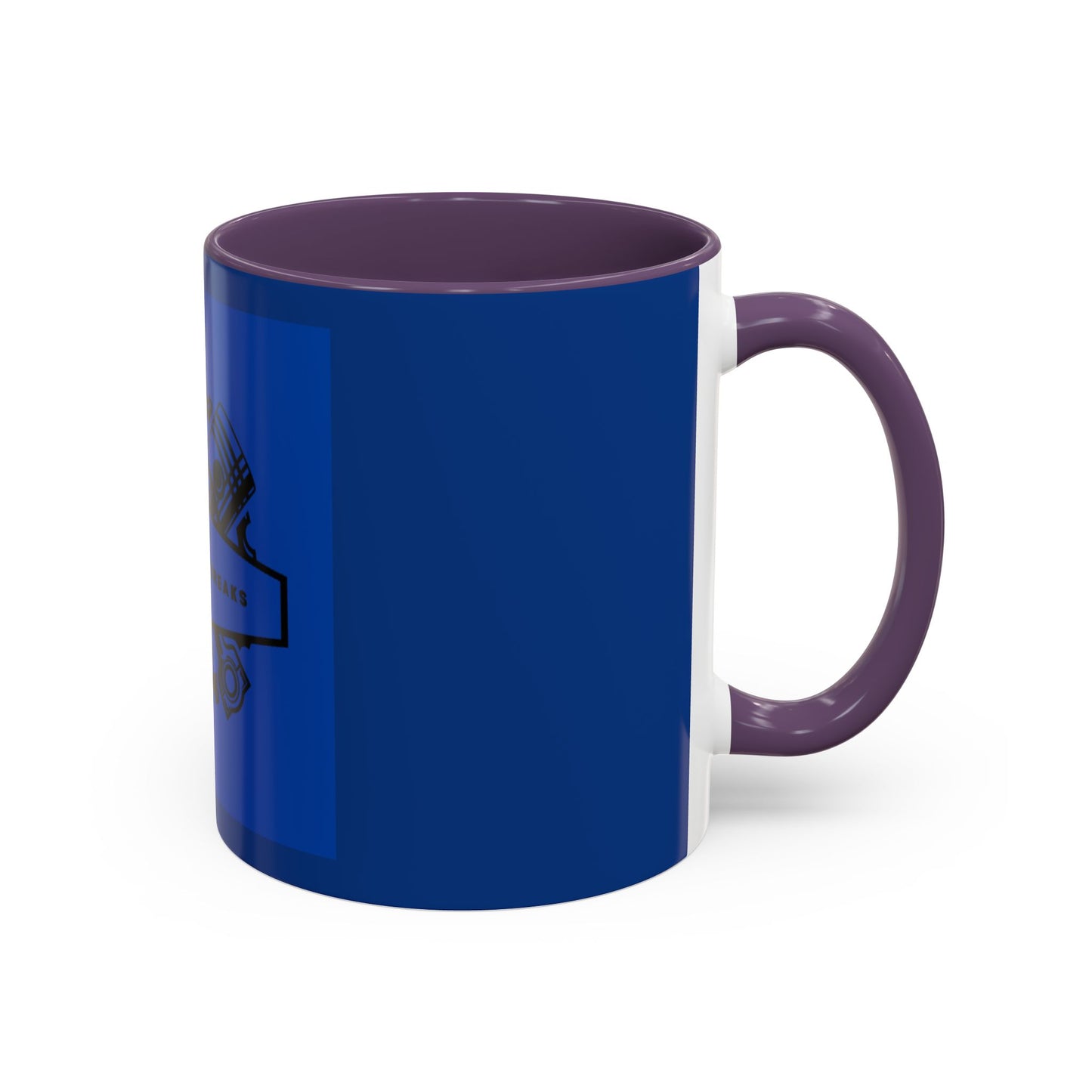 All Gas, No Breaks Racing Coffee Mug - 11 & 15oz Blue Accent