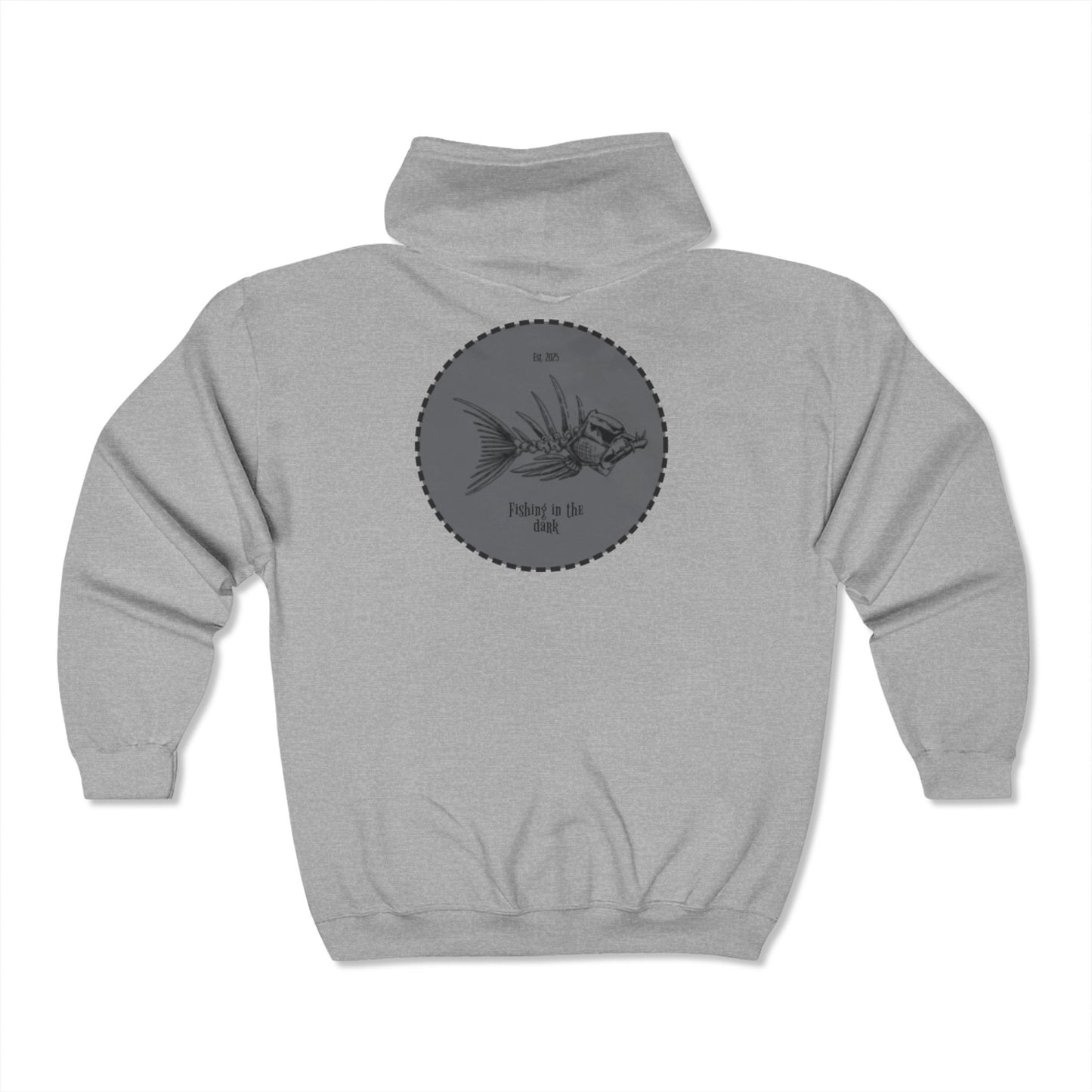 Fishing Vibes Unisex Heavy Blend™ Full Zip Sweatshirt - Perfect for Anglers!