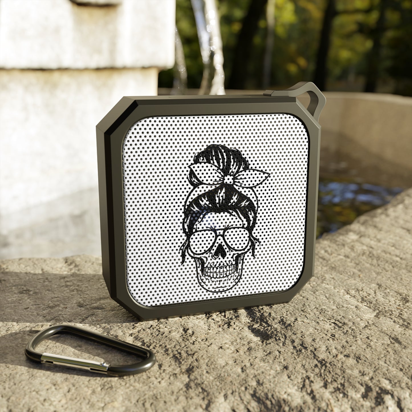 Skull Bandana Bluetooth Speaker - Stylish Outdoor Sound System