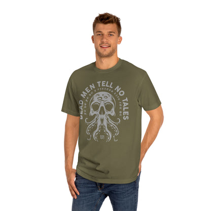 Unisex Classic Tee - "Dead Men Tell No Tales" Pirate Graphic Shirt