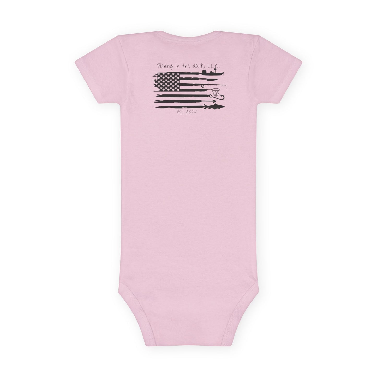 Fishing Baby Onesie® - 'Wishin' & Fishin' Design, Perfect for Outdoor Enthusiasts