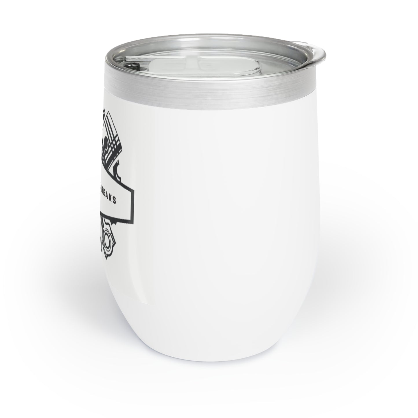 Racing-Themed Wine Tumbler - "All Gas, No Breaks" - Perfect for Auto Enthusiasts