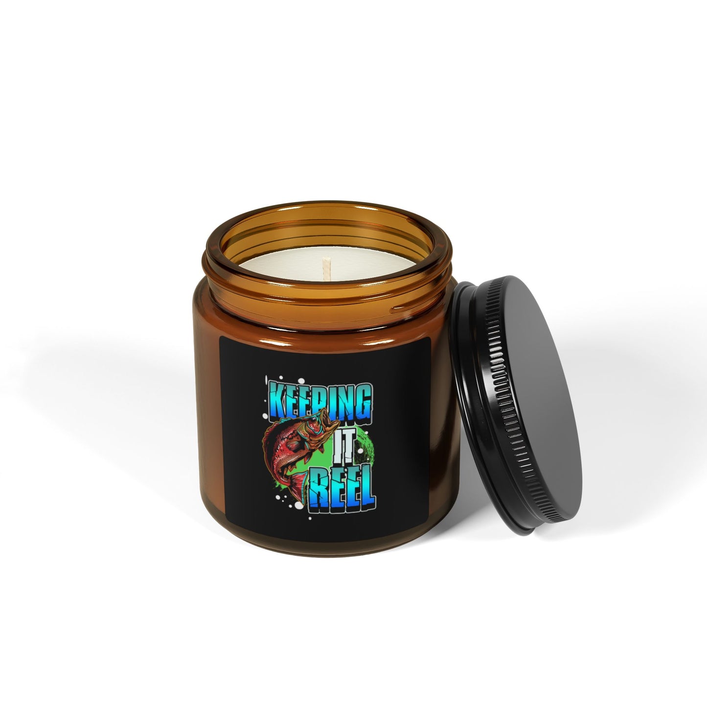 Keeping It Reel Scented Soy Candle - Perfect for Fishing Enthusiasts