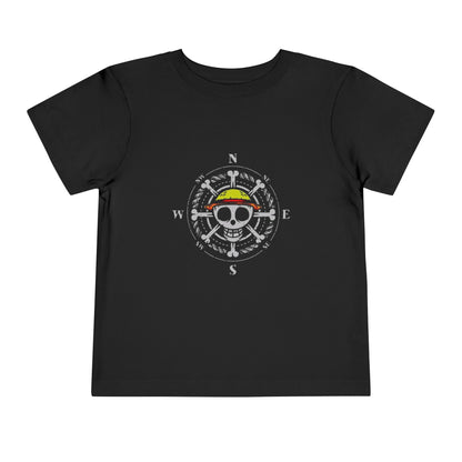 Toddler Fishing Buddy Tee - Cute Skull Design