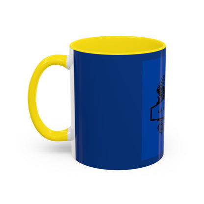 All Gas, No Breaks Racing Coffee Mug - 11 & 15oz Blue Accent