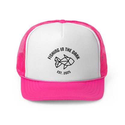 Fishing in the Dark Trucker Cap - Perfect for Anglers & Outdoor Enthusiasts