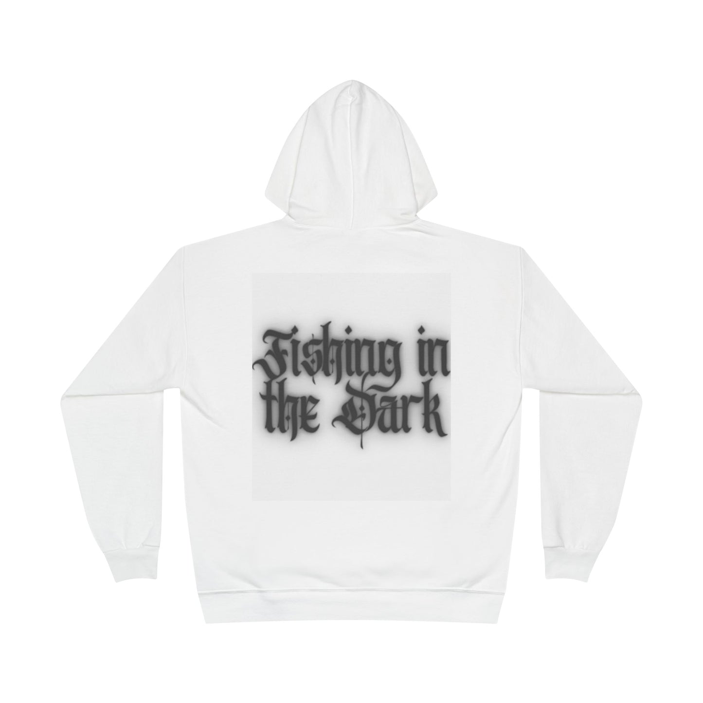 Eco-Friendly Fishing Hoodie - 'Fishing in the Dark' Design