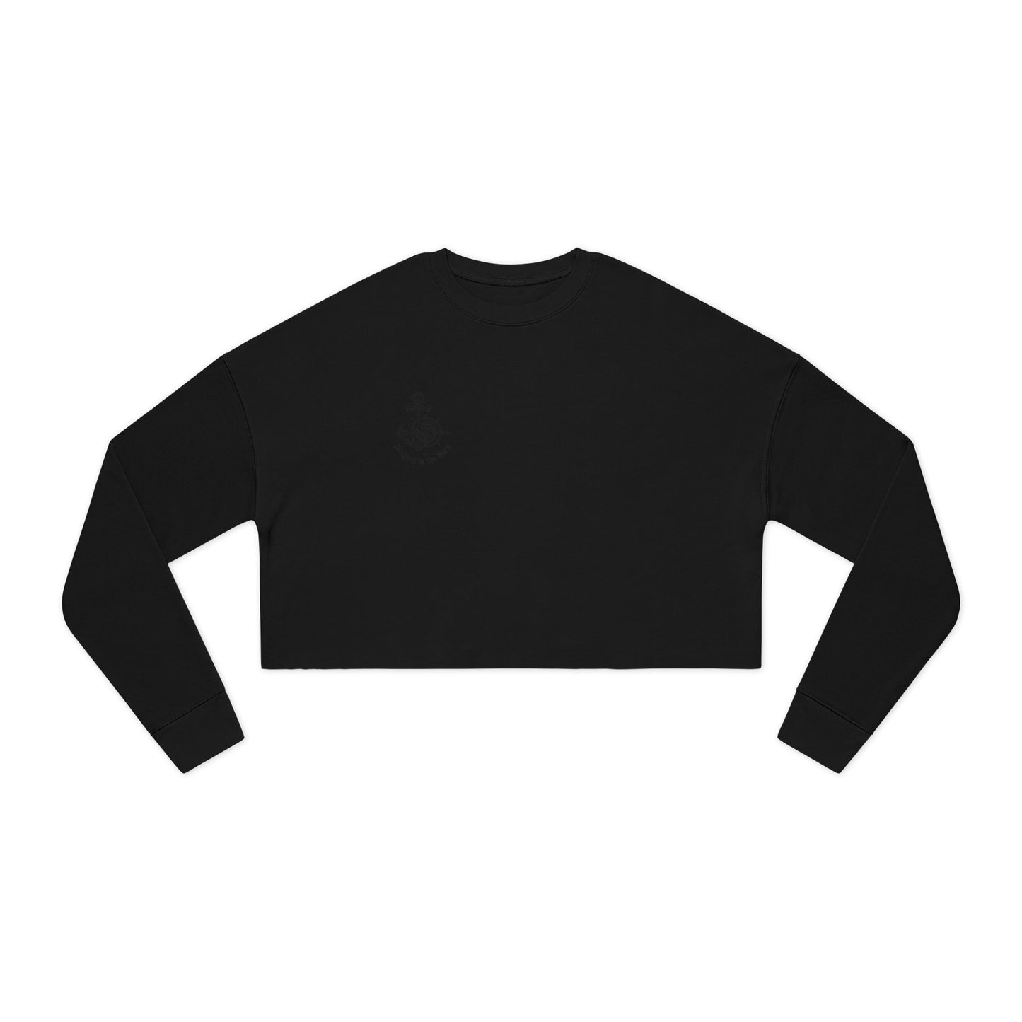 Women's Cropped Sweatshirt - Expensive and Talks Back - Trendy Casual Wear