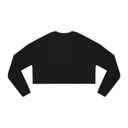 Women's Cropped Sweatshirt - Expensive and Talks Back - Trendy Casual Wear