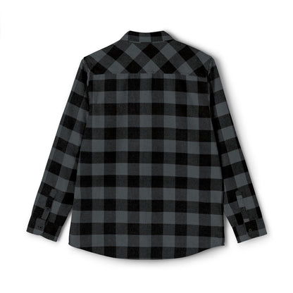 Cozy Unisex Flannel Shirt - Classic Black and White Checkered Pattern