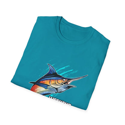 Weekend Hooker Fishing T-Shirt – Fun Casual Wear for Fishing Enthusiasts