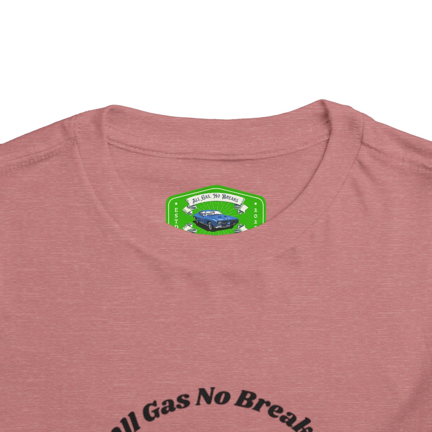 All Gas No Breaks Hot Rod Garage Toddler Tee