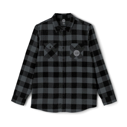 Cozy Unisex Flannel Shirt - Classic Black and White Checkered Pattern