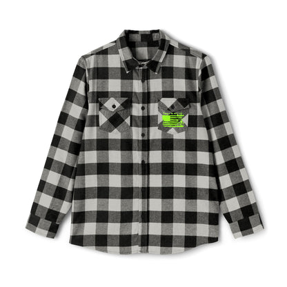 Cozy Unisex Fishing in the Dark Flannel Shirt with Graphic Patch - Perfect for Outdoor Adventures and Casual Wear