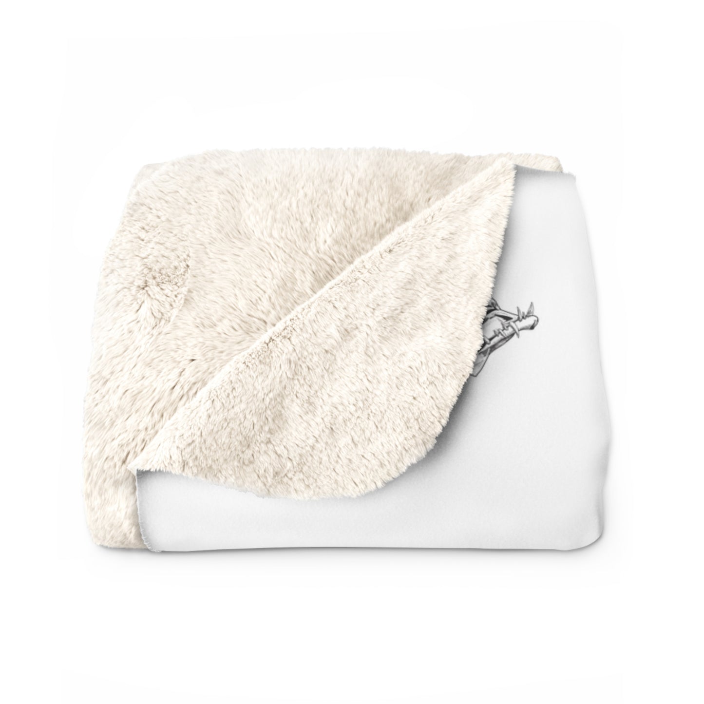 Cozy Fish Pattern Sherpa Fleece Blanket – Perfect for Home Décor and Gift Giving